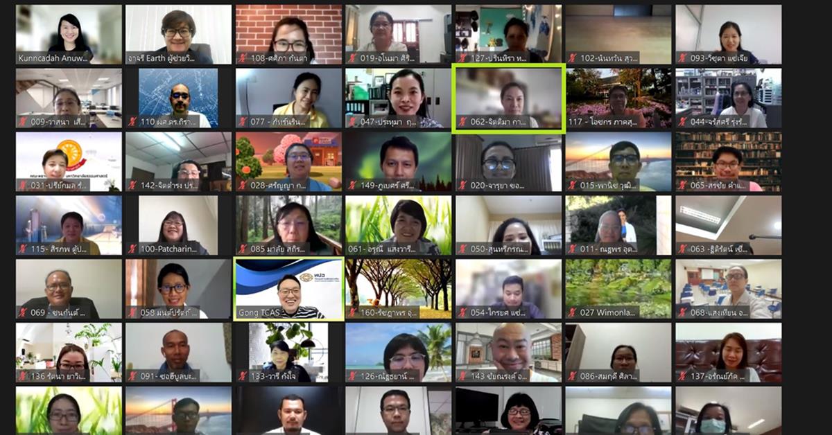ผู้บริหารคณะศิลปศาสตร์ เข้าร่วมอบรมหลักสูตร AUN-QA Internal Assessor Refresh
